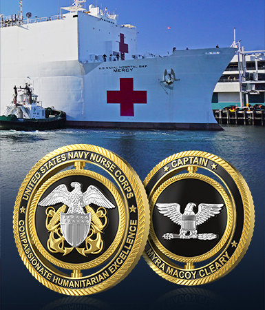 Custom Navy Nurse Corps Challenge Coins
