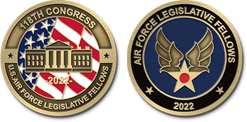 116 Congress USAF Challenge Coin Templates