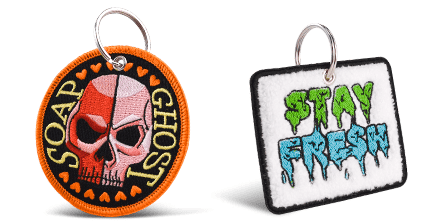 Custom Embroidered Keychains