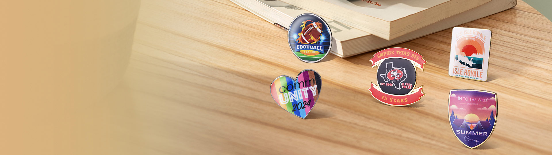 Custom SUNamel Pins