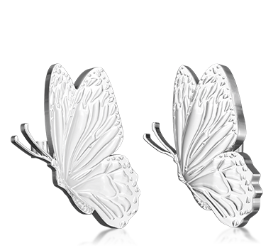3D Custom Butterfly Earring