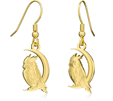 3D Custom Owl Earring